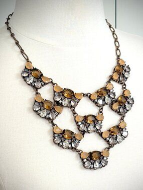 J. Crew Jeweled Bib Statement Necklace